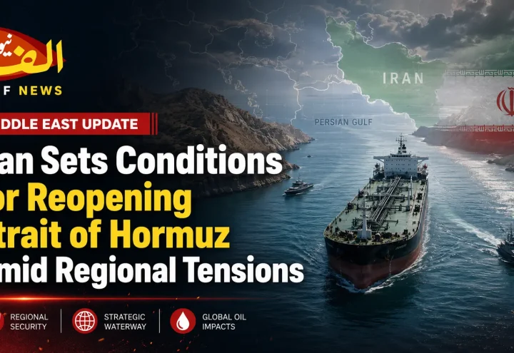 Iran Sets Conditions for Reopening Strait of Hormuz Amid Regional Tensions
