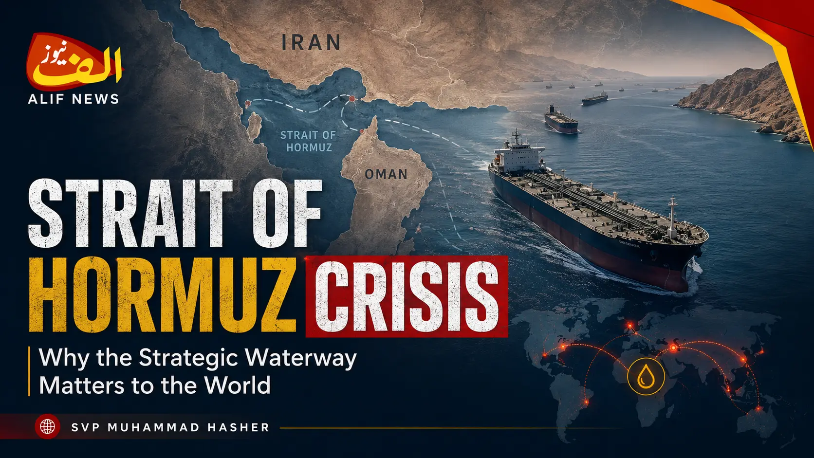 Strait of Hormuz Crisis strategic waterway between Iran and Oman