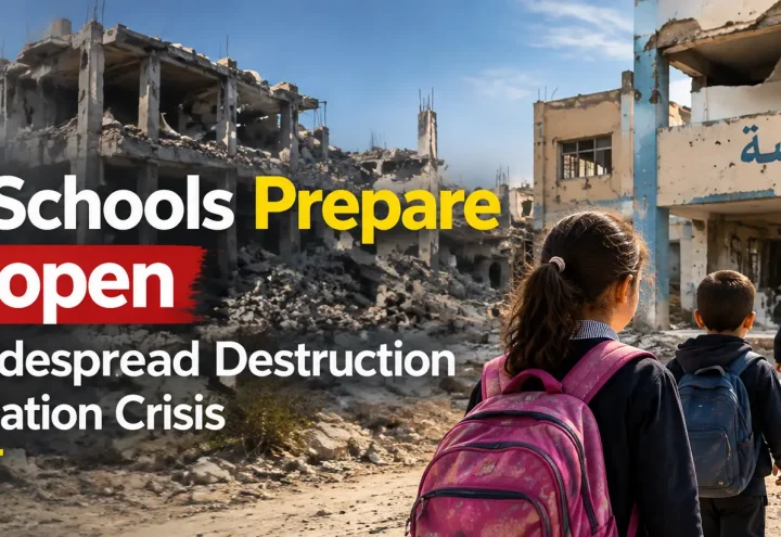 Gaza Education Crisis 2026 Schools Prepare to Reopen Amid Destruction