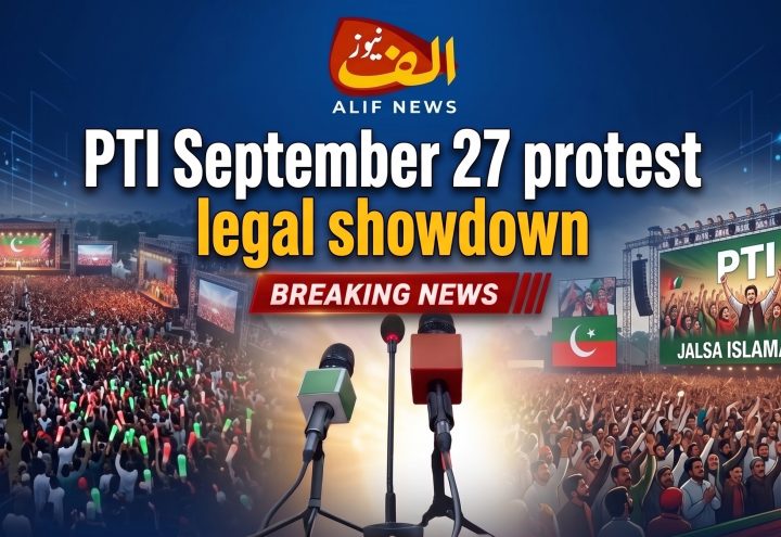 PTI September 27 protest legal showdown